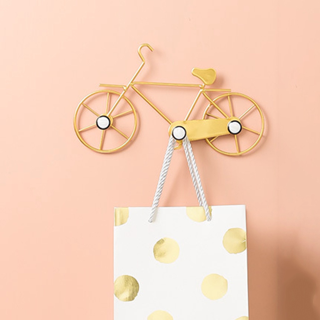 Móc Sắt Treo Tường Có 3 Móc Treo Khăn / Nón Phong Cách Bắc Âu