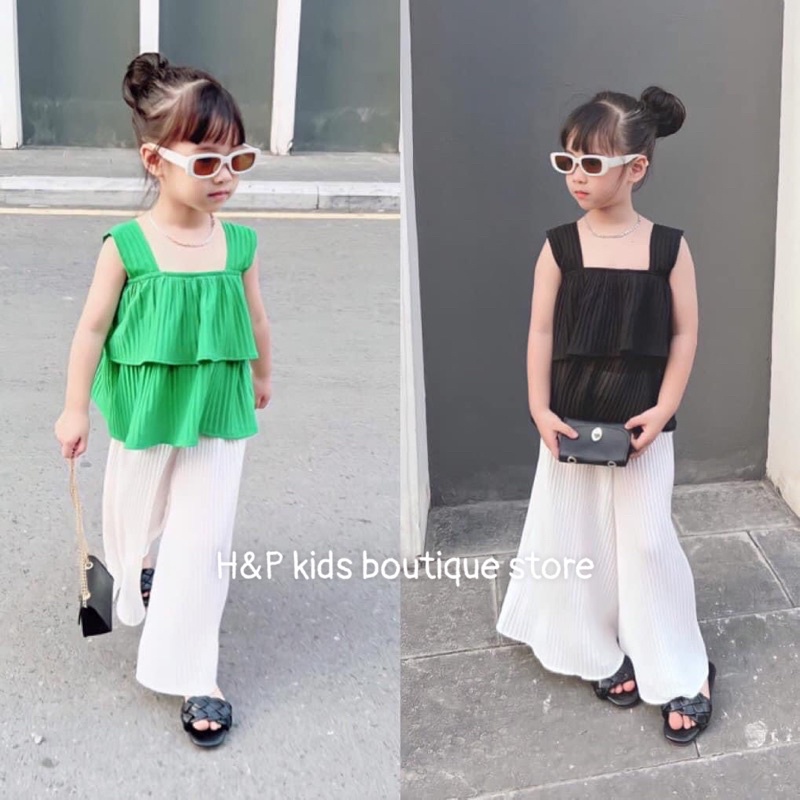 Set bộ dập ly áo dây HP kids cho bé gái