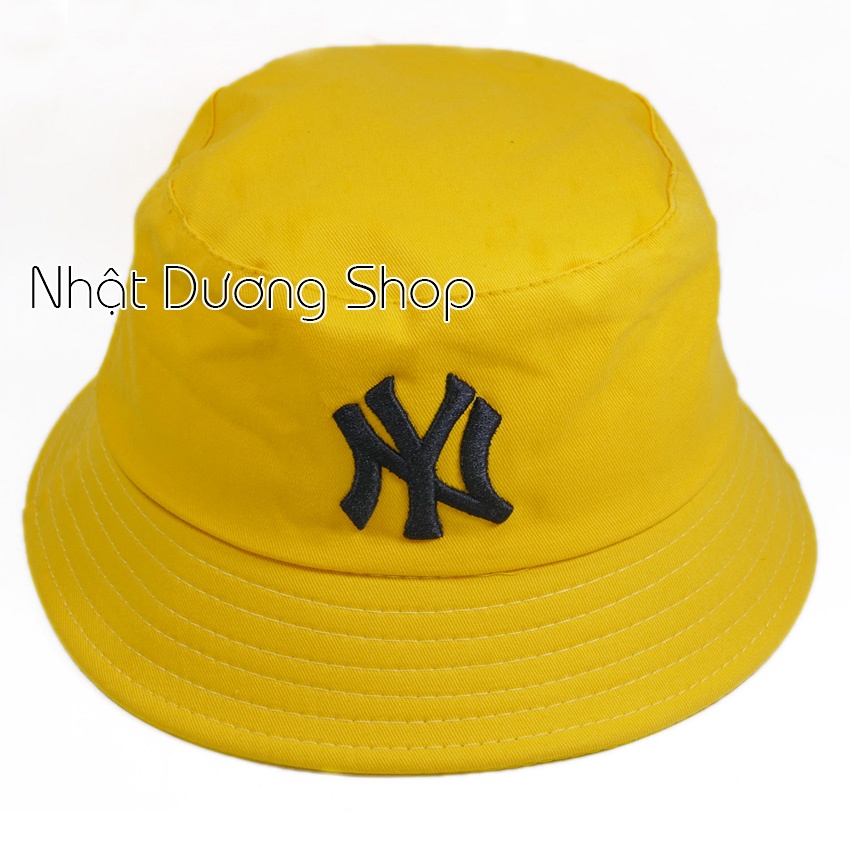 Nón BucKet, nón tai bèo NY 1 mặt chất liệu Kaki Form chuẩn đẹp thích hợp cho tuổi teen