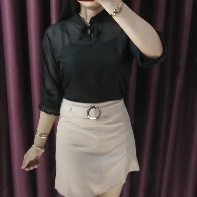85k Sale 50% Set áo voan lụa kèm áo dây Quảng Châu