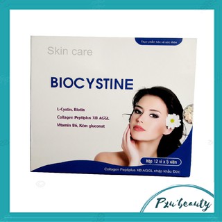 Biocystine hỗ trợ giảm mụn đẹp da tóc