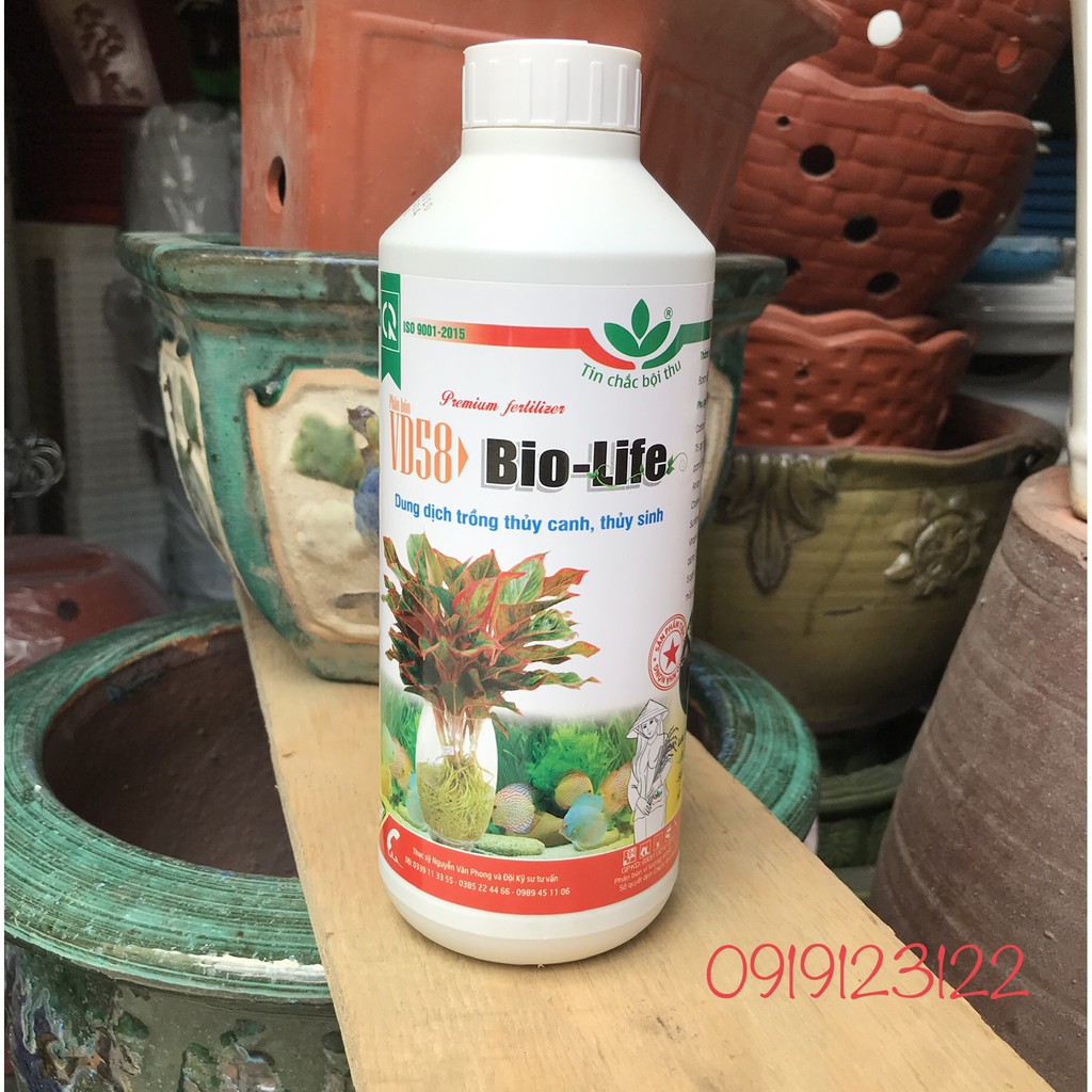 DINH DƯỠNG THỦY CANH BIO LIFE CHAI 1 LÍT