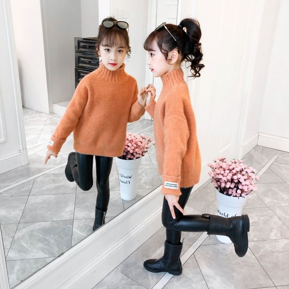 Áo len đại hàn cho bé gái 11  tuổi (3-13 tuổi) ☑️ Áo len bé gái lớn 20kg 25kg 30kg 35kg 40kg 45kg 50