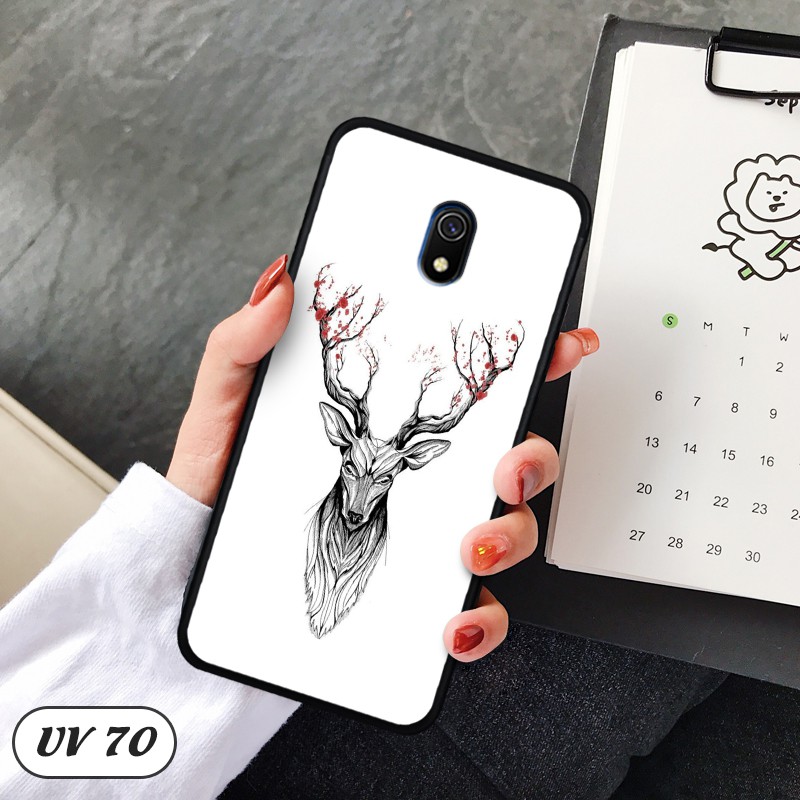 Ốp lưng Xiaomi Redmi 8A - lưng nhám viền dẻo