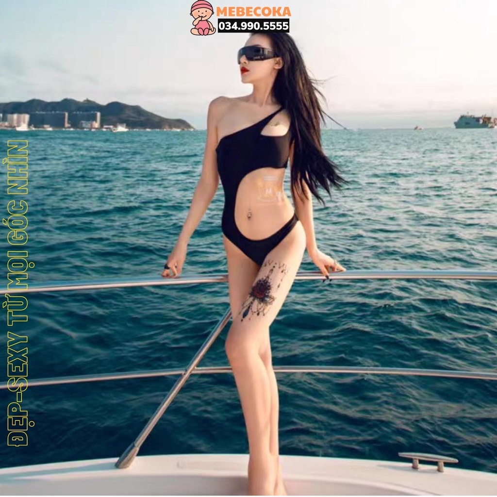 BIKINI LOẠI ĐẸP ,Bikini 1 mảnh ,Bộ đồ bơi nữ lệch vai chiết eo vô cùng SEXY, kiểu dáng hiện đại