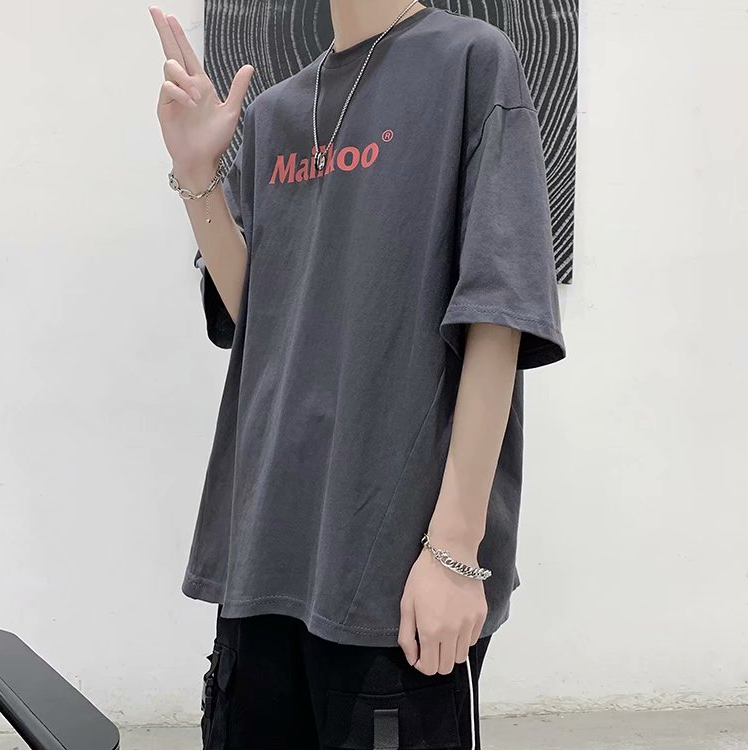 Áo Thun Tay Lỡ Dáng Rộng In Chữ Phong Cách Hàn Quốc Thời Trang Cho Nữ 19252