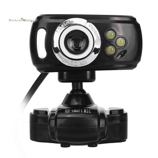 Webcam A2 Led Usb Xoay 360 Độ Cho Máy Tính Laptop