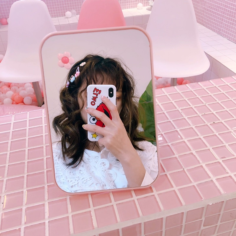 Gương soi để bàn gấp gọn phong cách Hàn Quốc