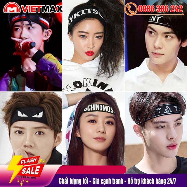 🎁 Băng Đô Headband Kpop BTS Unisex Mới