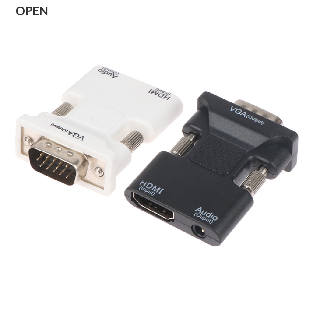 Op HDMI-compatible To VGA Adapter Chuyển Đổi Adapt Cho PS4 PC Laptop Máy Chiếu TV my