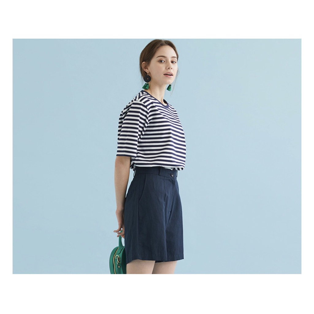 Áo thun sọc ngang oversized xuất khẩu - Hàng dư xịn có big size