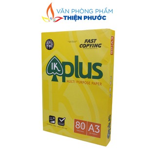 Giấy in a3 ik plus dày 80gsm 500 tờ xuất xứ indonesia thiện phước
