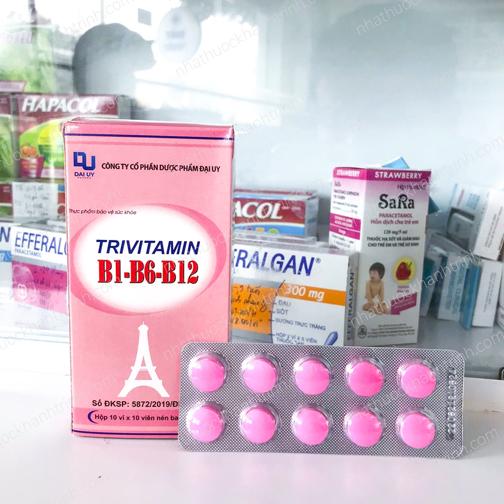 Viên uống Trivitamin B1-B6-B12