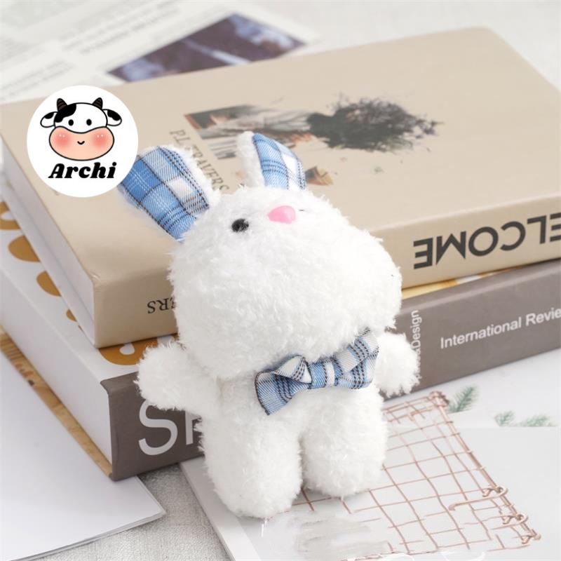 Móc khoá, móc cài balo hình thỏ tai xanh