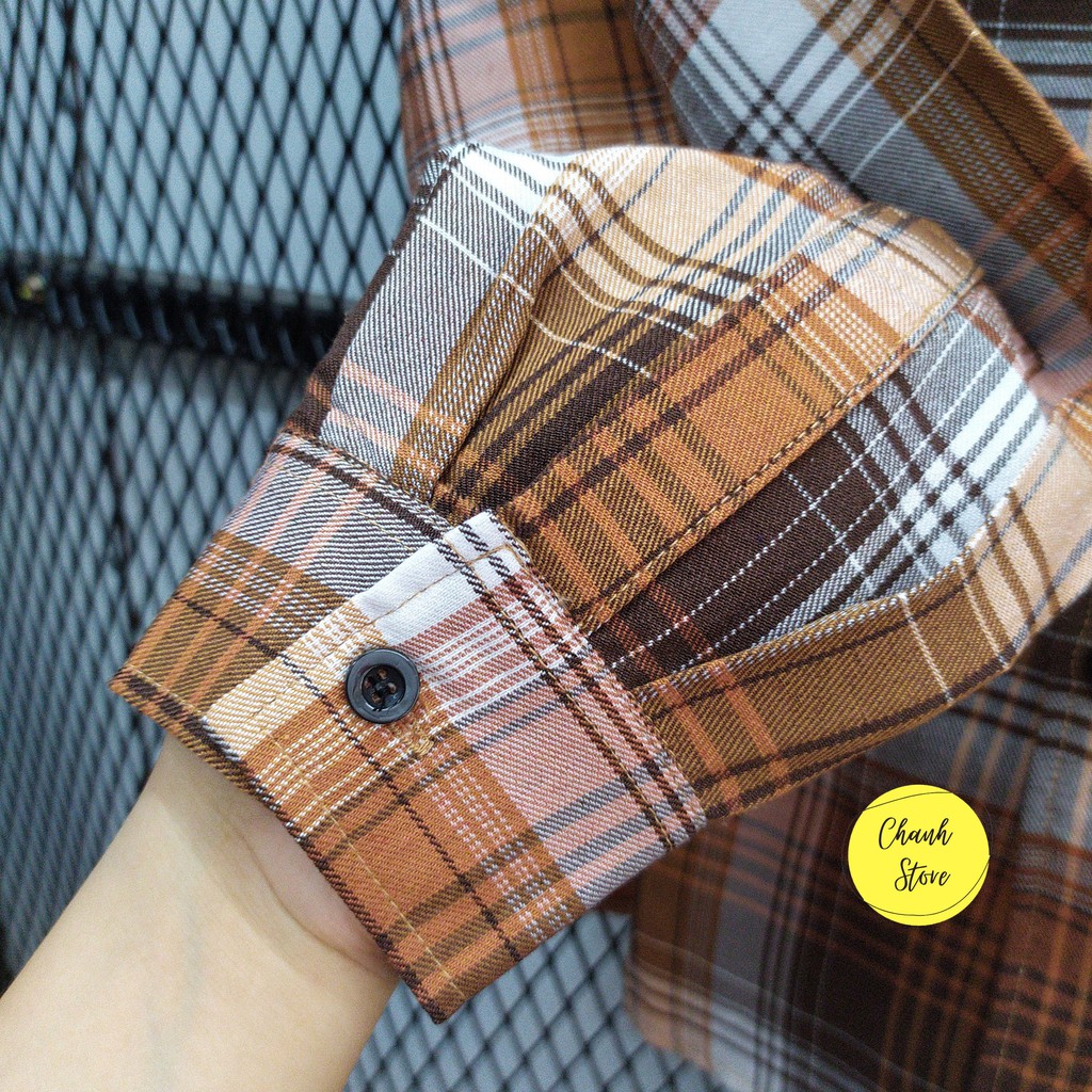 Áo Sơ Mi Flannel Nam Sarang Form Rộng