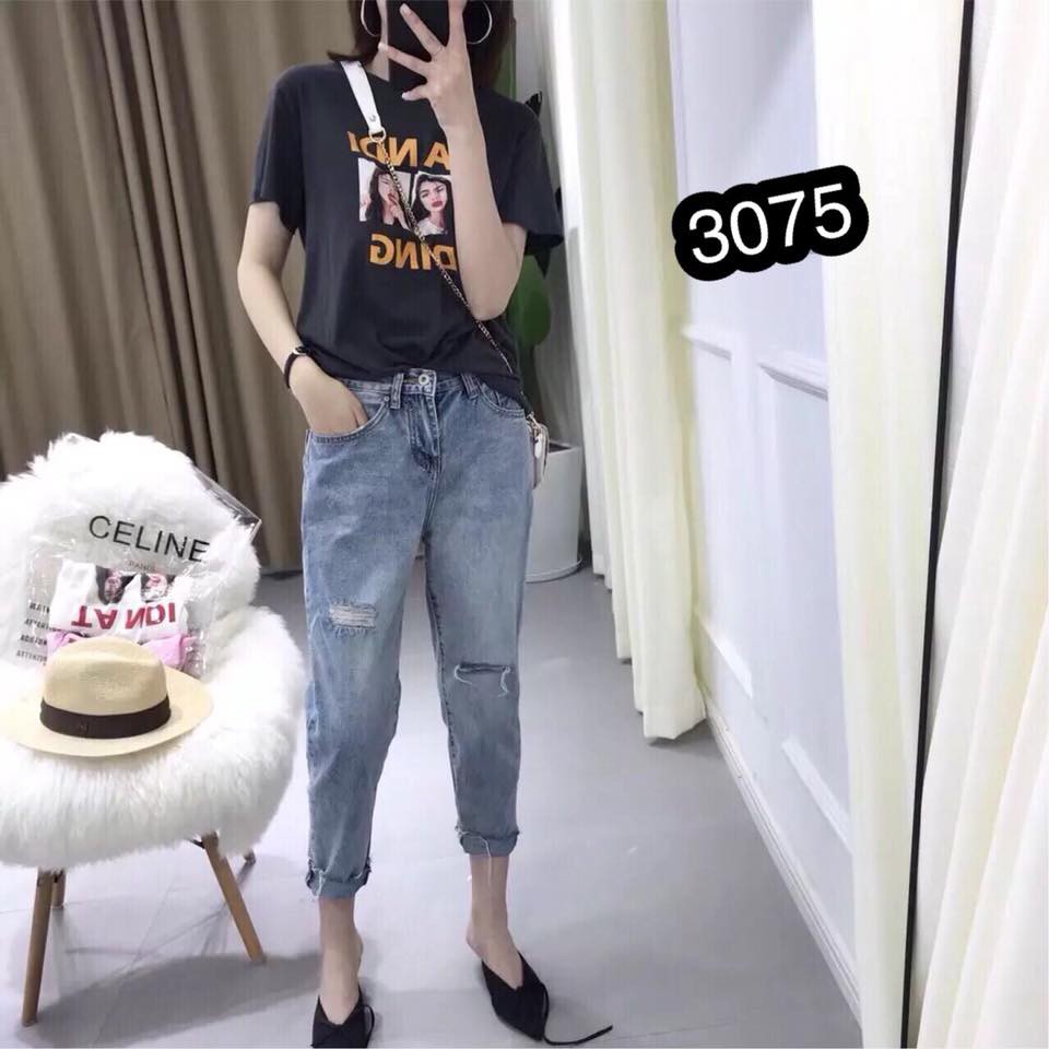 QUẦN Jeans Nữ BAGGY NỮ CỰC CHẤT 3075,THỜI TRANG 1989