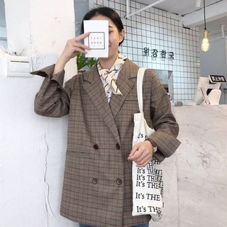 Vest Sọc caro Form đứng xuất xứ Quảng Châu