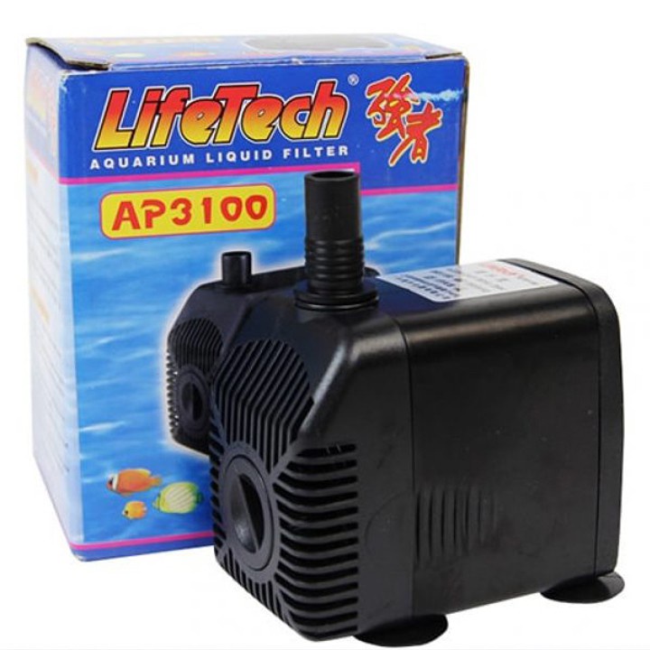 Máy bơm chìm thủy canh và hồ cá Lifetech AP 3100 Motor không chổi than- chạy liên tục