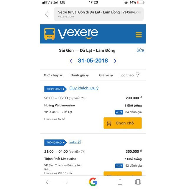 Toàn Quốc [E-Voucher] Voucher trị giá 100.000đ khi mua vé xe tại hệ thống VeXeRe