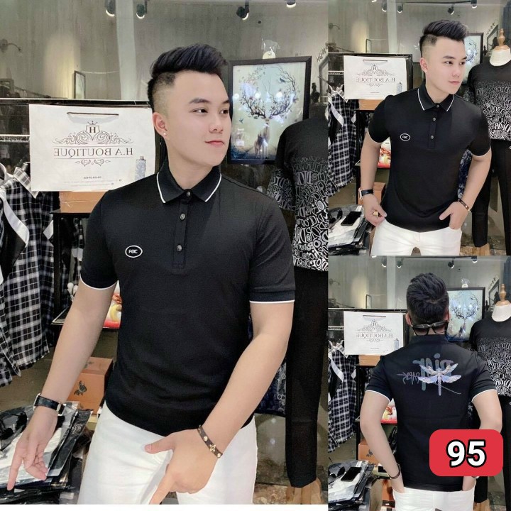 9 mẫu áo thun nam THÊU có cổ cao cấp POLO hàn quốc thời trang nhất 2021 bao đẹp chất lượng y hình 100%.( bao đổi trả )