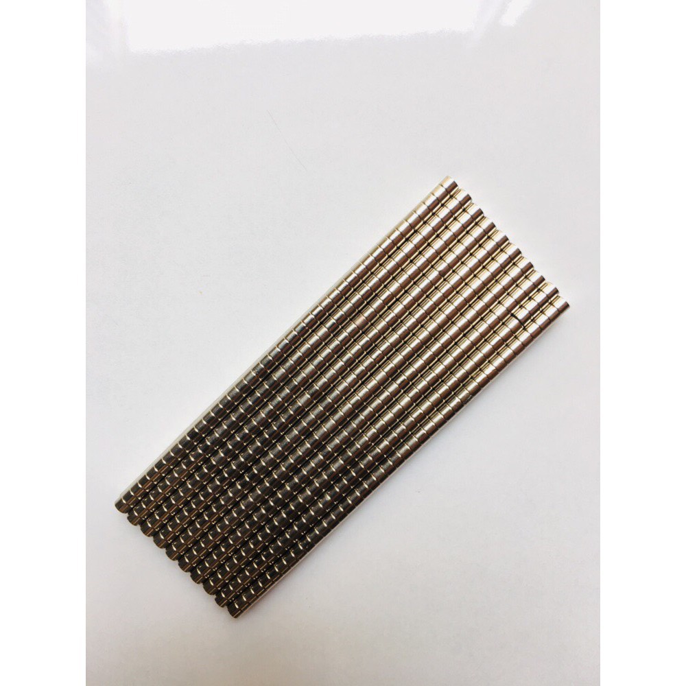 Nam châm trắng đất hiếm 3x3mm lực từ cực mạnh