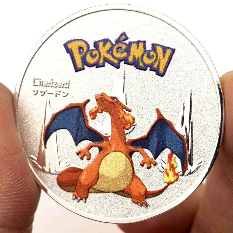 Set 5 đồng xu Pokemon làm quà tặng kỉ niệm