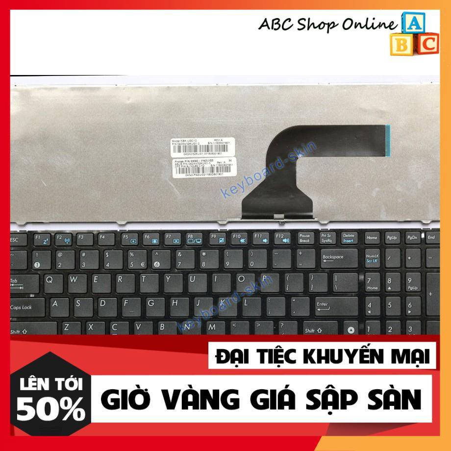 Bàn Phím Laptop Asus N50 N53S N53SV K52 K52F K53S K53SV K72 A53 A52 U50 G51 N51 N52 N53 G73 N53 X53S X72D N50V N51A N51T