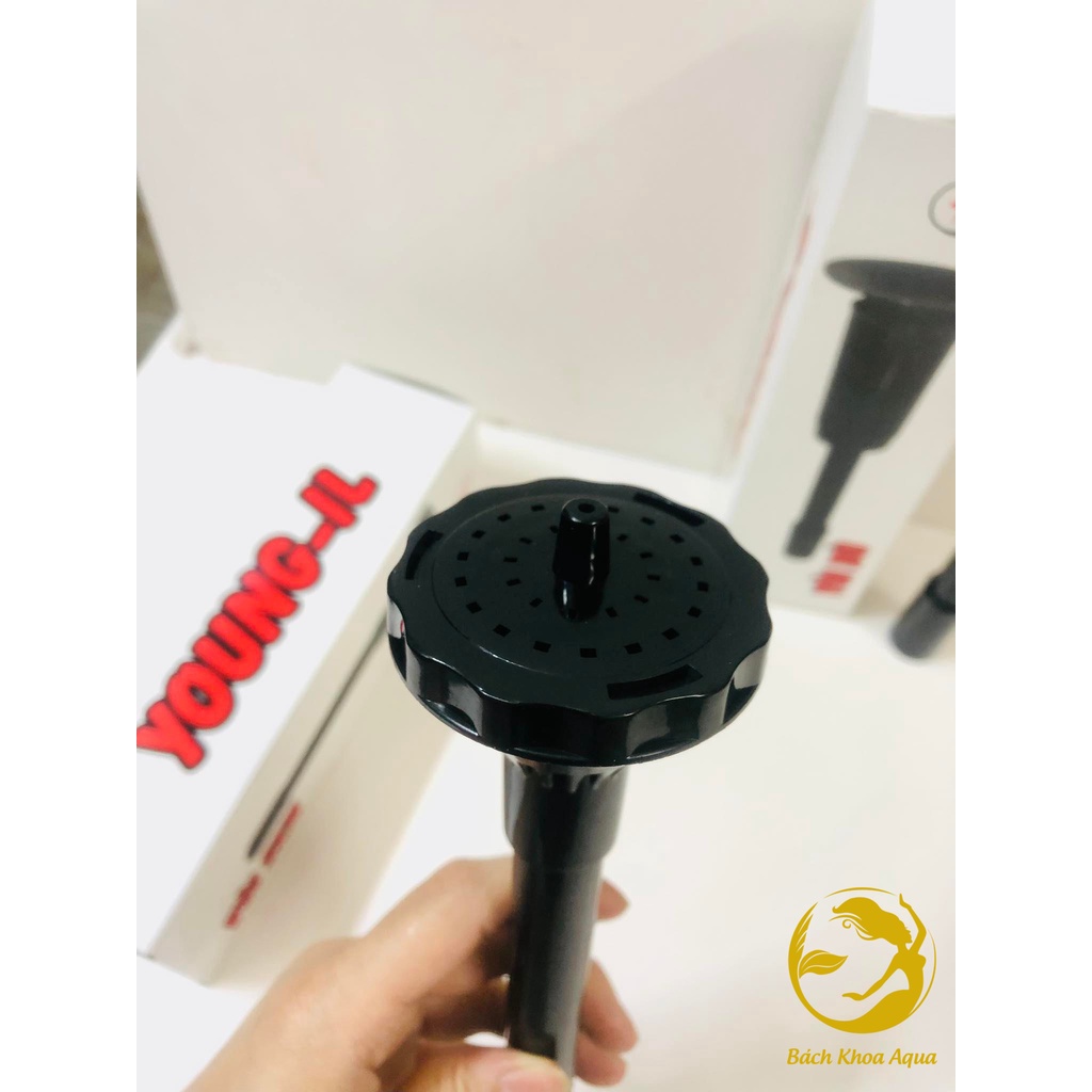 Bộ đài phun nước hình dù - hoa sen cho bể cá