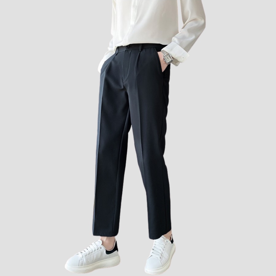 Quần baggy nam ống rộng vải Hàn cao cấp , quần tây nam co giãn tốt Premium thời trang TCE