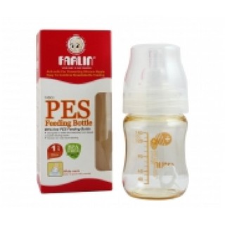 Farlin - Bình sữa cổ rộng bằng nhựa không có BPA hiệu Farlin 140cc