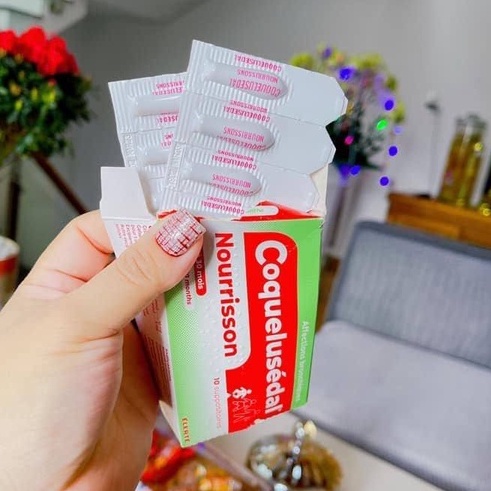 Viên Thảo Dược Nhét_Hậu_Môn Ho_ Đờm Coquelusedal Nourrisson cho bé 0-30 tháng