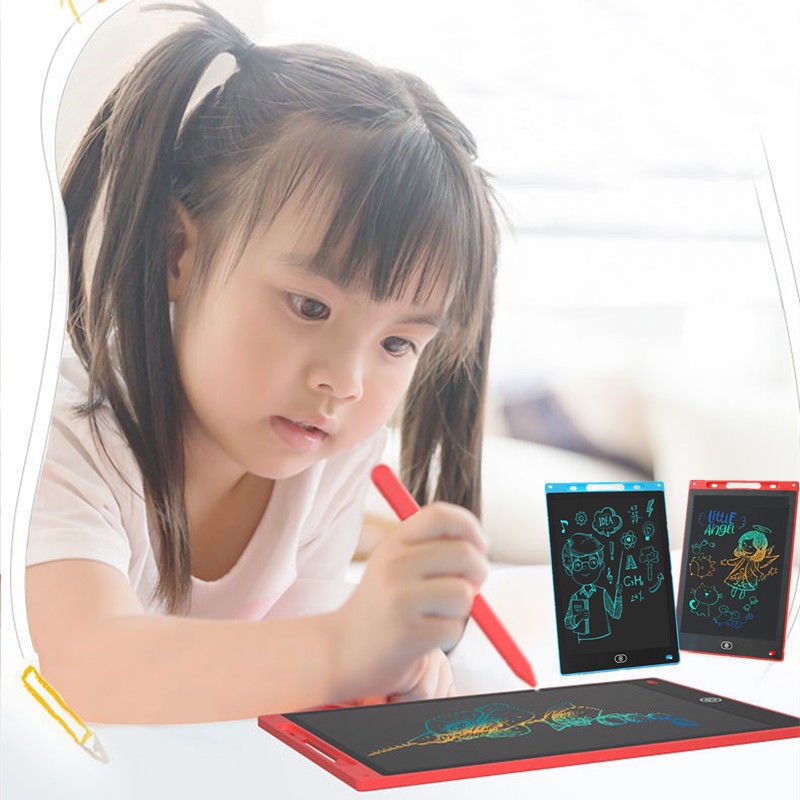 Bảng viết tự xóa thông minh, bảng vẽ tự xóa lcd cho bé vừa học vừa chơi 8.5 inch - GDAH