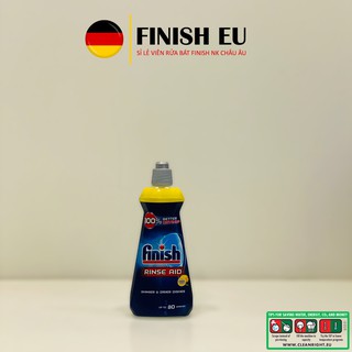 Nước làm bóng finish 400ml - ean 8592326010396 hương chanh dùng cho máy rửa bát