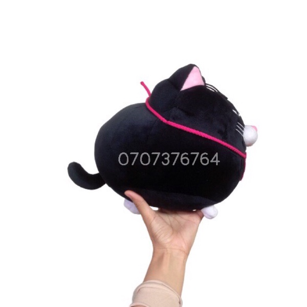 HỎA TỐC- Thú Bông MÈO ĐEN JENNIFER 2 Ngày-1 Đêm,Chất Miniso Mềm Mịn