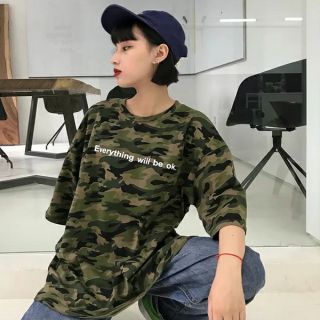 Áo phông camo everything ulzzang