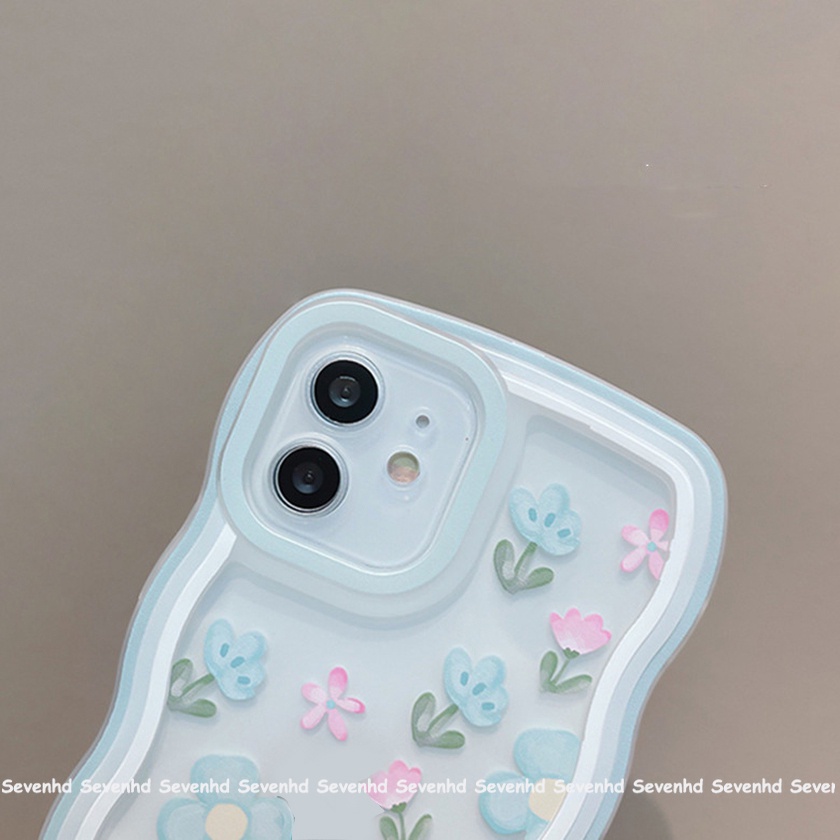 Ốp Điện Thoại Dẻo Họa Tiết Hoa Nhỏ Xinh Thời Trang Cho iPhone 13 12 11 Pro Max Xs Max Xr X 7 8 6 6s Plus