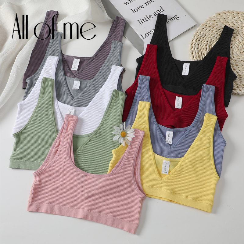 Cute Byte Áo Lót Croptop Hai Dây Cổ Chữ V Nâng Ngực Gợi Cảm Dễ Thương Cho Bạn Gái