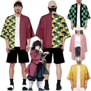 ❀Shipping in 24hrs❀ Demon Slayer style kimono coat for masquerade
