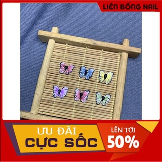 Hoa bột nail - bướm bột size nhỏ ( làm thủ công )