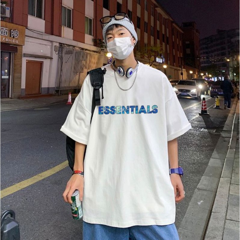 Áo thun ❤Có size tay lỡ unisex Essentials