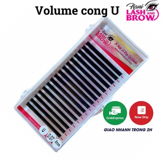 Lông mi khay volume cong U - Nối mi  - Hani
