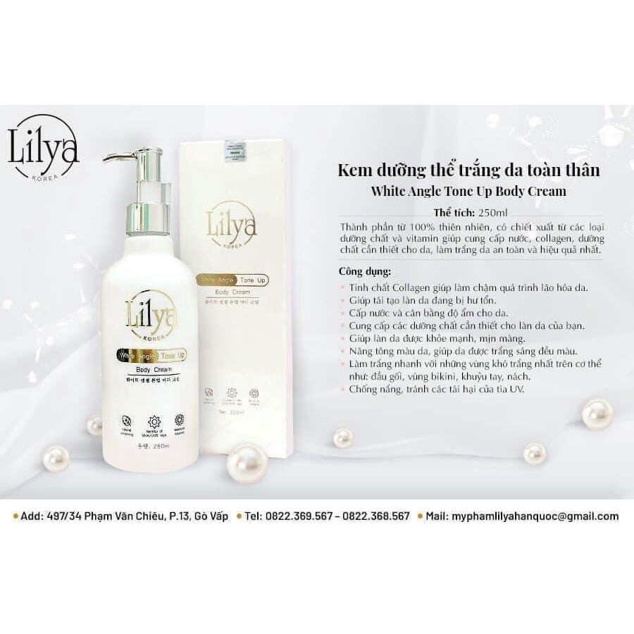 Kem trắng da body lilya - White Angle Tone Up Body Cream | BigBuy360 - bigbuy360.vn
