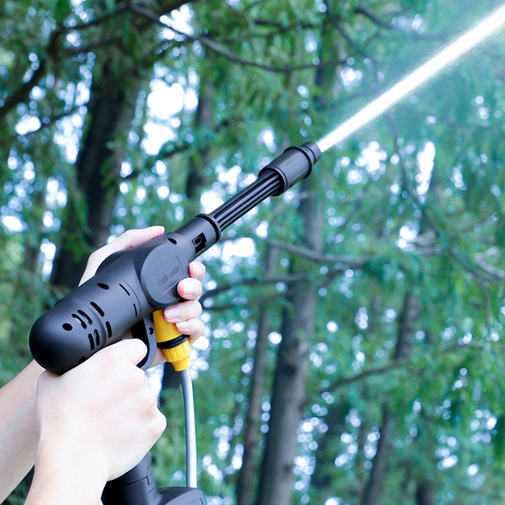 Súng Xịt Nước Rửa Xe Áp Suất Cao 240w 168vf 20x15cm Có Thể Sạc Lại