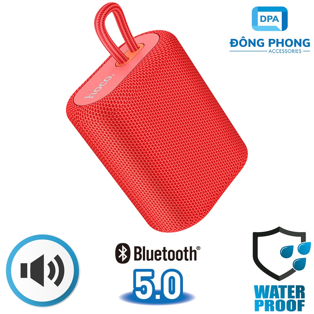 Loa Hoco BS47 Bluetooth V5.0 Chống Nước IPX5 Chính Hãng