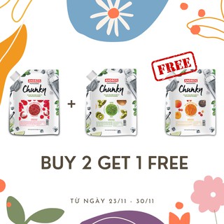 Mua 2 chunky - tặng chunky mơ sơ ri
