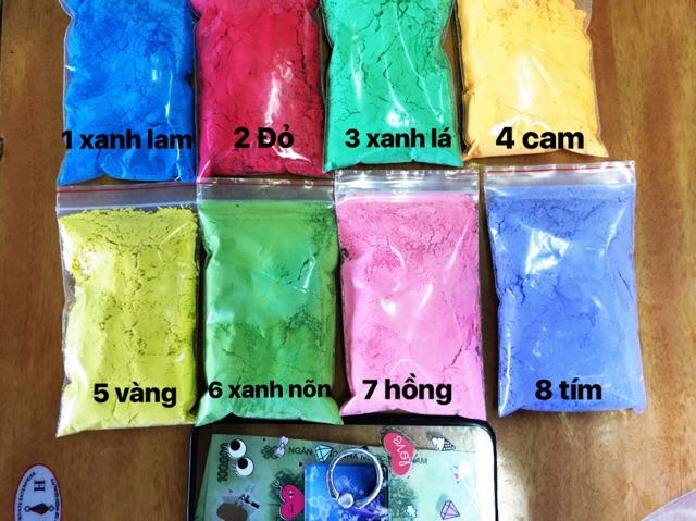 10 goi mix Bột màu ném COLOR ME RUN