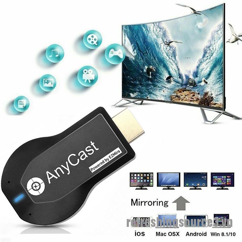 Thiết Bị Phát Wifi Anycast Miracast Airplay Hdmi 1080p Tv Usb Không Dây