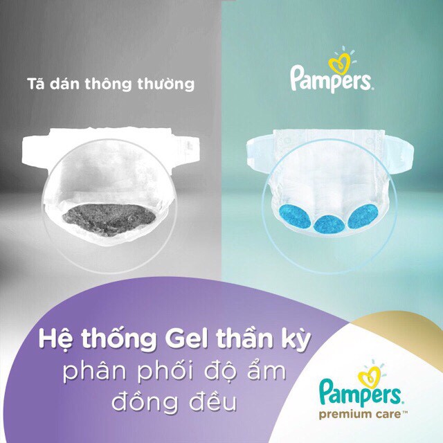 Tã Dán Pampers Nhật Bản Size NB66/S60/M48/L40