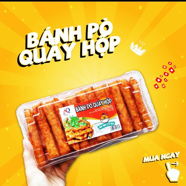Bánh pò quẩy hộp