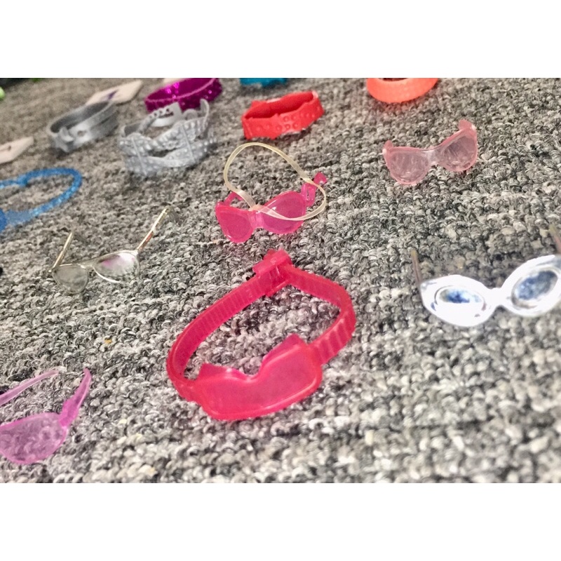 PKA2-PHỤ KIỆN , ĐAI THẮT LƯNG , KÍNH MÁT CHO BÚP BÊ KEN ,BARBIE